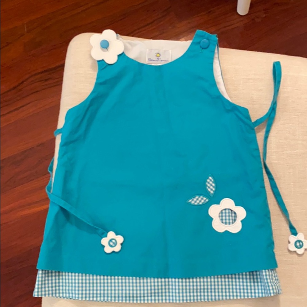 Florence Eiseman Teal Jumper
